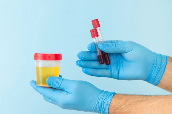 Blood in urine